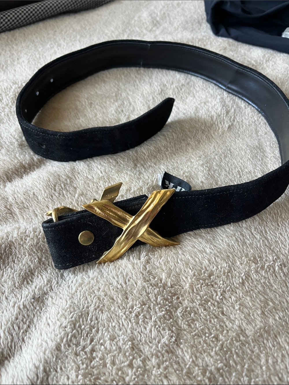 Vintage Glen Miller for Ann Turk Suede Belt (one size)